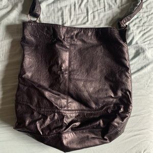 H&M leather shoulder bag